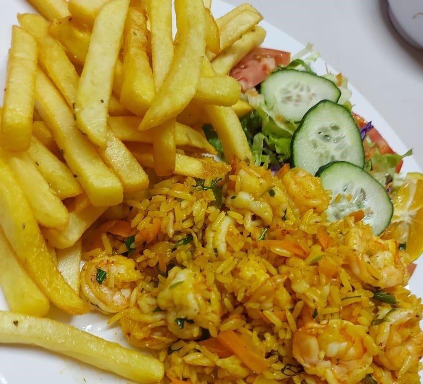 Arroz con Camarones