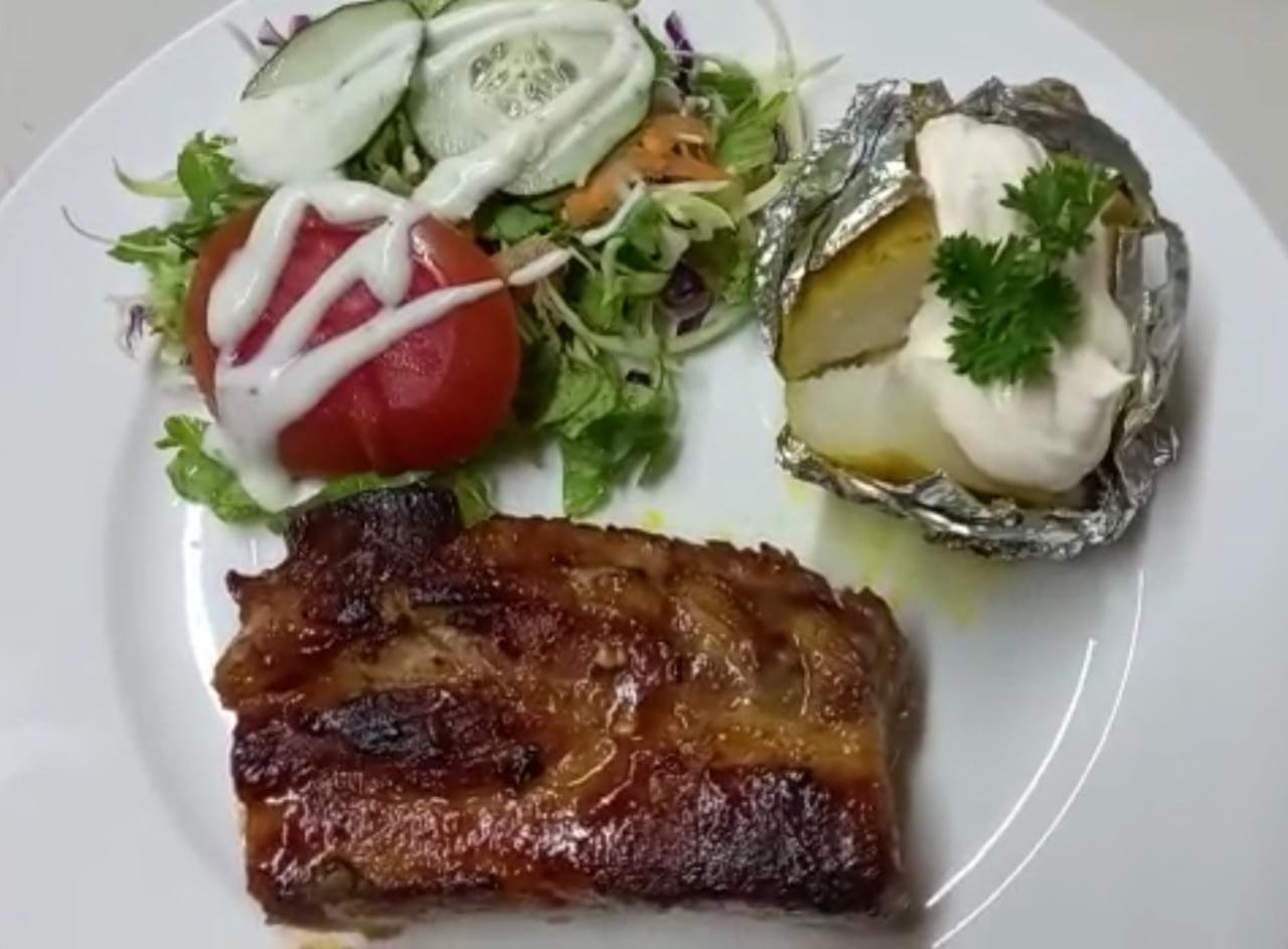 Costilla a la BBQ